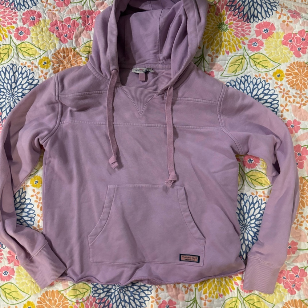 Small women’s vineyard vines purple hoodie
